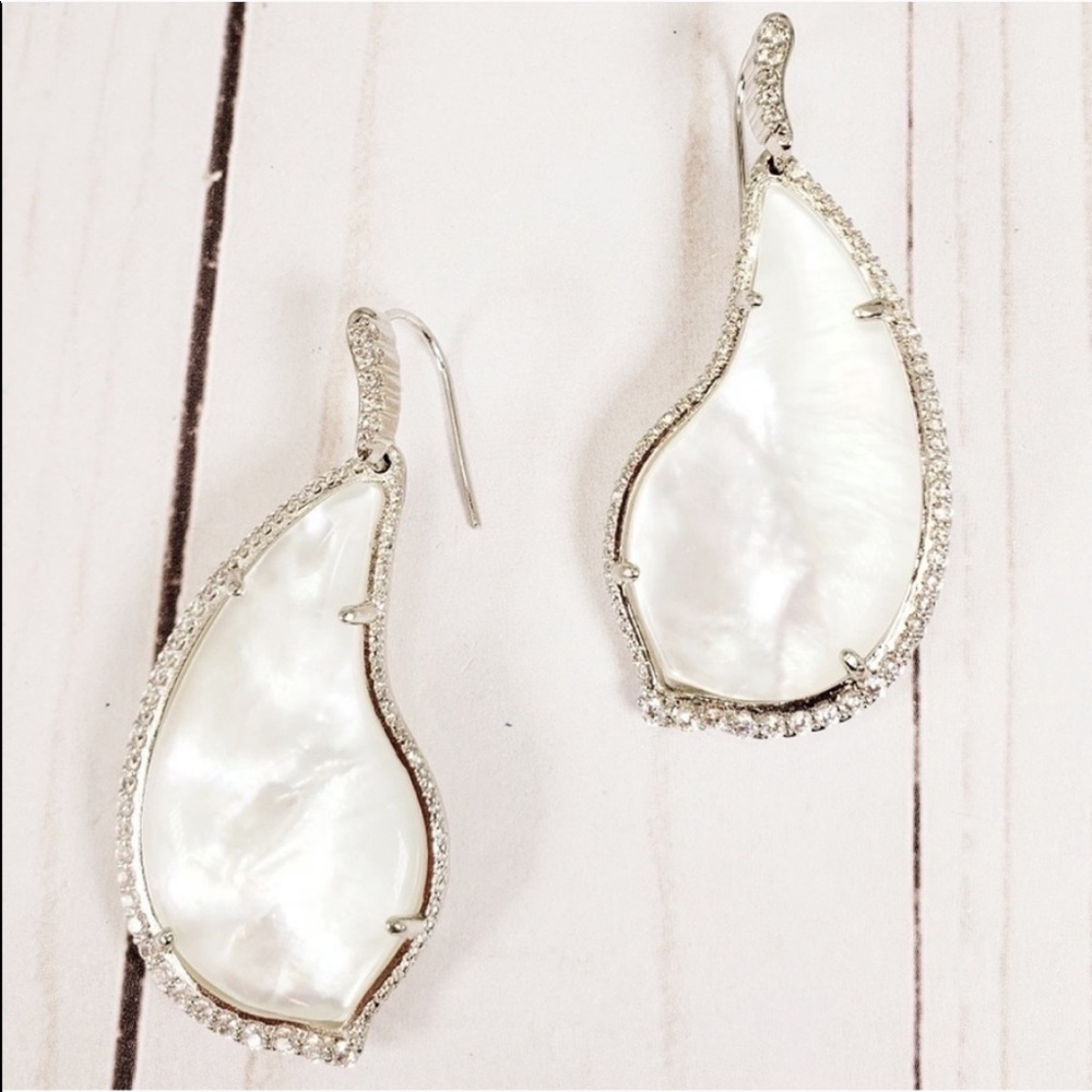 💛Kendra Scott Tinley Silver Earrings NWT
